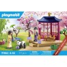 PLAYMOBIL 71762 Jardin asiatique avec deux personnages et pandas, Prom