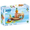 PLAYMOBIL Junior 71769 Peter Pan et bâteau pirate, Disney, 12 pieces,