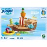 PLAYMOBIL Junior 71769 Peter Pan et bâteau pirate, Disney, 12 pieces,