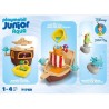 PLAYMOBIL Junior 71769 Peter Pan et bâteau pirate, Disney, 12 pieces,