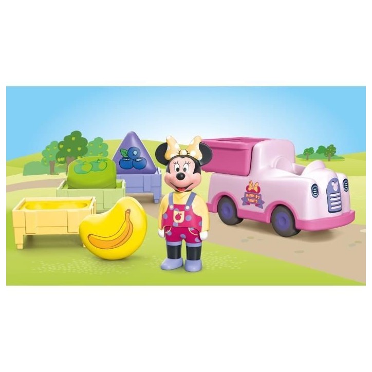 PLAYMOBIL Junior 71770 Minnie avec voiturette a fruits, Disney, 8 pieces, Des 12 mois PLAYMOBIL Junior 71770 Minnie avec voiturette a fruits, Disney, 8 pieces, Des 12 mois