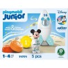 PLAYMOBIL Junior 71771 Mickey astronaute avec sa fusée, Disney, 5 pie