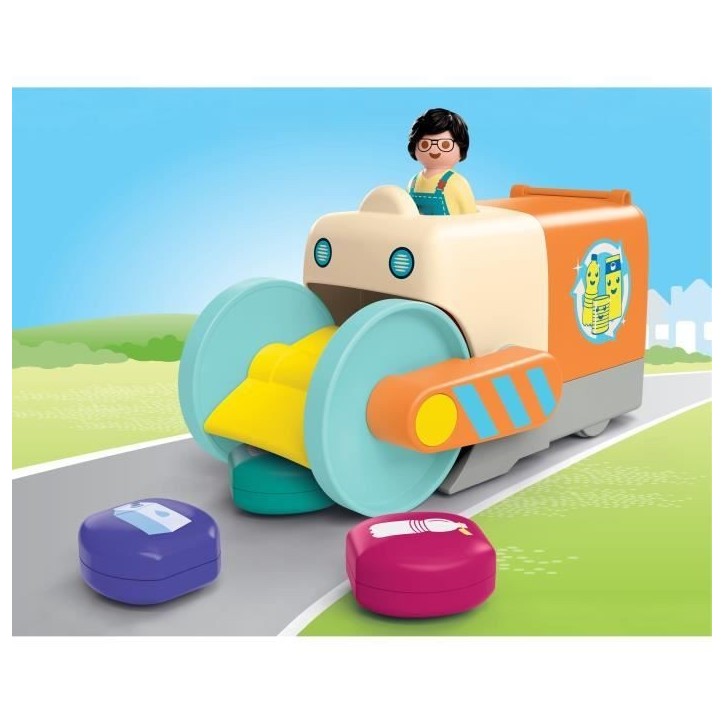 Playmobil 71774 Camion de collecte de déchets, Playmobil junior, 5 pieces, Des 12 mois Playmobil 71774 Camion de collecte de déchets, Playmobil junior, 5 pieces, Des 12 mois