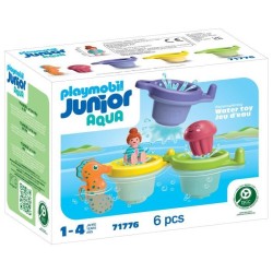 Playmobil 71776 Trio tasses flottantes & animaux, Playmobil junior aqu