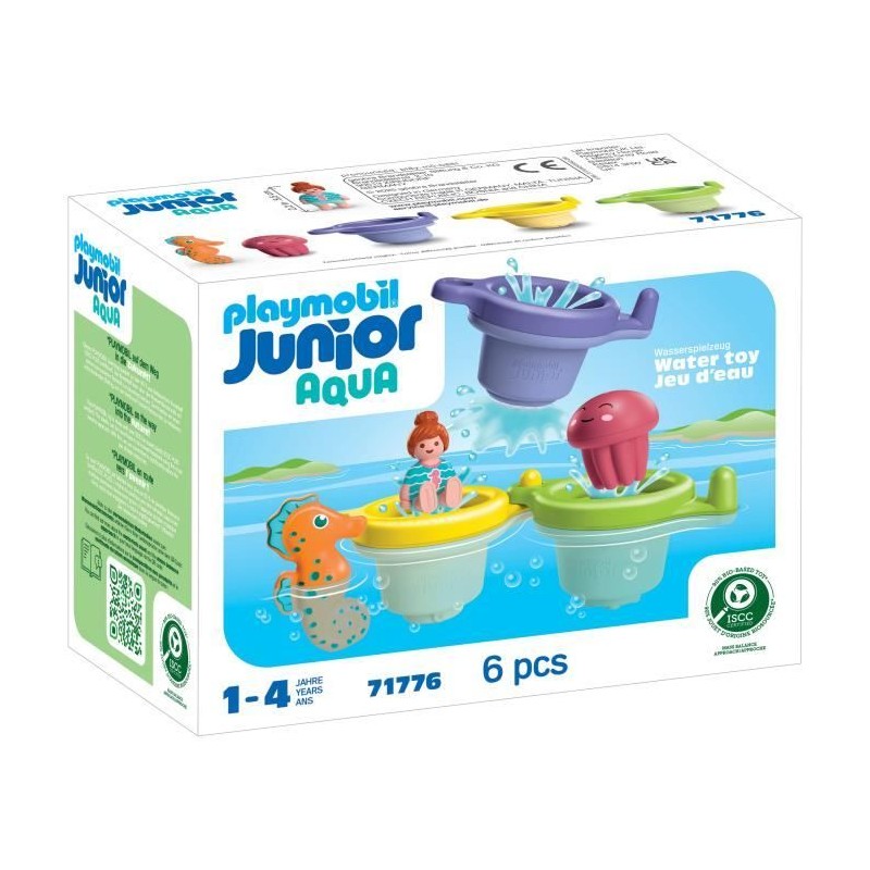 Playmobil 71776 Trio tasses flottantes & animaux, Playmobil junior aqu Playmobil 71776 Trio tasses flottantes & animaux, Playmobil junior aqu