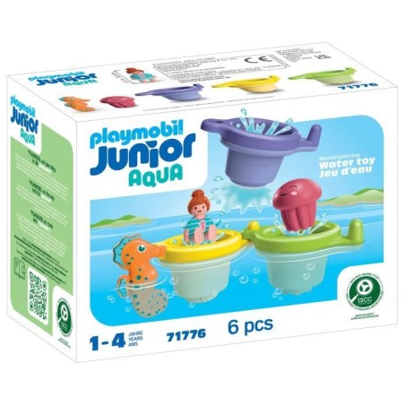 Playmobil 71776 Trio tasses flottantes & animaux, Playmobil junior aqu