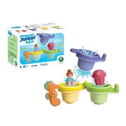 Playmobil 71776 Trio tasses flottantes & animaux, Playmobil junior aqu
