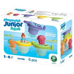 Playmobil 71776 Trio tasses flottantes & animaux, Playmobil junior aqu