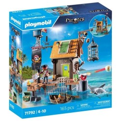 PLAYMOBIL 71792 Port de pirates avec repaire, prisons et canon, 165 pi