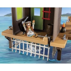 PLAYMOBIL 71792 Port de pirates avec repaire, prisons et canon, 165 pi