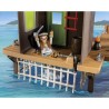 PLAYMOBIL 71792 Port de pirates avec repaire, prisons et canon, 165 pi
