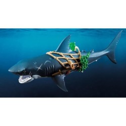 PLAYMOBIL 71793 Pirate et requin avec mâchoire articulée, Les pirate