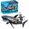 PLAYMOBIL 71793 Pirate et requin avec mâchoire articulée, Les pirate