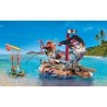 PLAYMOBIL 71794 Pirate avec radeau flottant, canons et trésor, Les pi