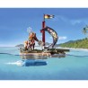 PLAYMOBIL 71794 Pirate avec radeau flottant, canons et trésor, Les pi
