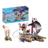PLAYMOBIL 71794 Pirate avec radeau flottant, canons et trésor, Les pi