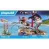 PLAYMOBIL 71794 Pirate avec radeau flottant, canons et trésor, Les pi