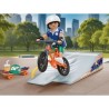 PLAYMOBIL 71798 Rider avec rampe, skate et BMX, My Life, Promo pack, 1
