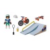 PLAYMOBIL 71798 Rider avec rampe, skate et BMX, My Life, Promo pack, 1