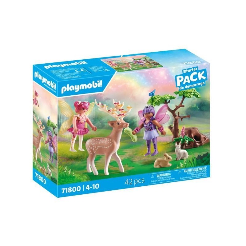 PLAYMOBIL 71800 Duo de fées avec animaux de la foret, Princess Magic PLAYMOBIL 71800 Duo de fées avec animaux de la foret, Princess Magic