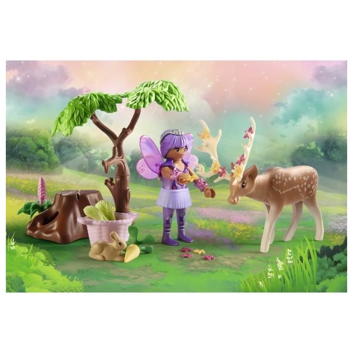 PLAYMOBIL 71800 Duo de fées avec animaux de la foret, Princess Magic Starter Pack, 42 pieces, Des 4 ans PLAYMOBIL 71800 Duo de fées avec animaux de la foret, Princess Magic Starter Pack, 42 pieces, Des 4 ans