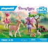PLAYMOBIL 71800 Duo de fées avec animaux de la foret, Princess Magic