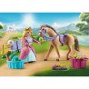 PLAYMOBIL 71801 Princesse cavaliere, cheval et matériel équestre, Pr