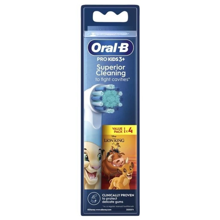 Brossettes - ORAL-B - Roi Lion x4 Brossettes - ORAL-B - Roi Lion x4