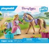 PLAYMOBIL 71801 Princesse cavaliere, cheval et matériel équestre, Pr