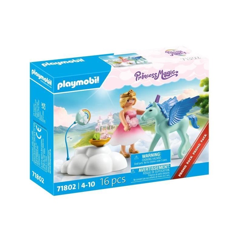 PLAYMOBIL 71802 Princesse et poulain ailé avec nuage, Princess Magic, PLAYMOBIL 71802 Princesse et poulain ailé avec nuage, Princess Magic,