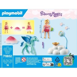 PLAYMOBIL 71802 Princesse et poulain ailé avec nuage, Princess Magic,