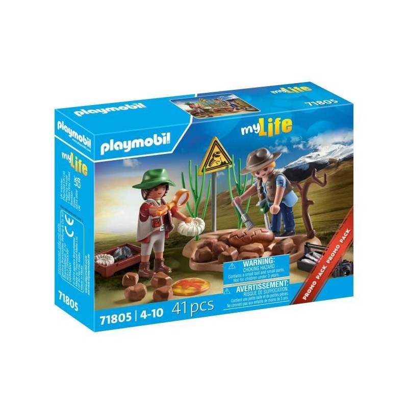 PLAYMOBIL 71805 Chercheurs et site paléontologique avec fossiles, My PLAYMOBIL 71805 Chercheurs et site paléontologique avec fossiles, My