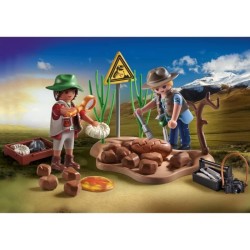 PLAYMOBIL 71805 Chercheurs et site paléontologique avec fossiles, My