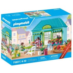 PLAYMOBIL 71807 Boutique de fleuriste et salon de thé, My Life la vil