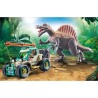 PLAYMOBIL 71820 Spinosaure, chercheur et véhicule a grue pivotante, D