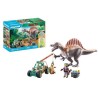 PLAYMOBIL 71820 Spinosaure, chercheur et véhicule a grue pivotante, D