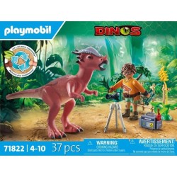 PLAYMOBIL 71822 Stygimoloch, chercheur et accessoires, Dinos, 37 piece