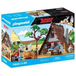 PLAYMOBIL 71828 Hutte d'Astérix avec Panoramix, Astérix, Personnages