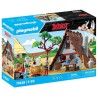 PLAYMOBIL 71828 Hutte d'Astérix avec Panoramix, Astérix, Personnages