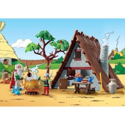 PLAYMOBIL 71828 Hutte d'Astérix avec Panoramix, Astérix, Personnages