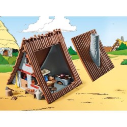 PLAYMOBIL 71828 Hutte d'Astérix avec Panoramix, Astérix, Personnages