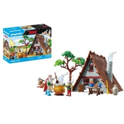 PLAYMOBIL 71828 Hutte d'Astérix avec Panoramix, Astérix, Personnages