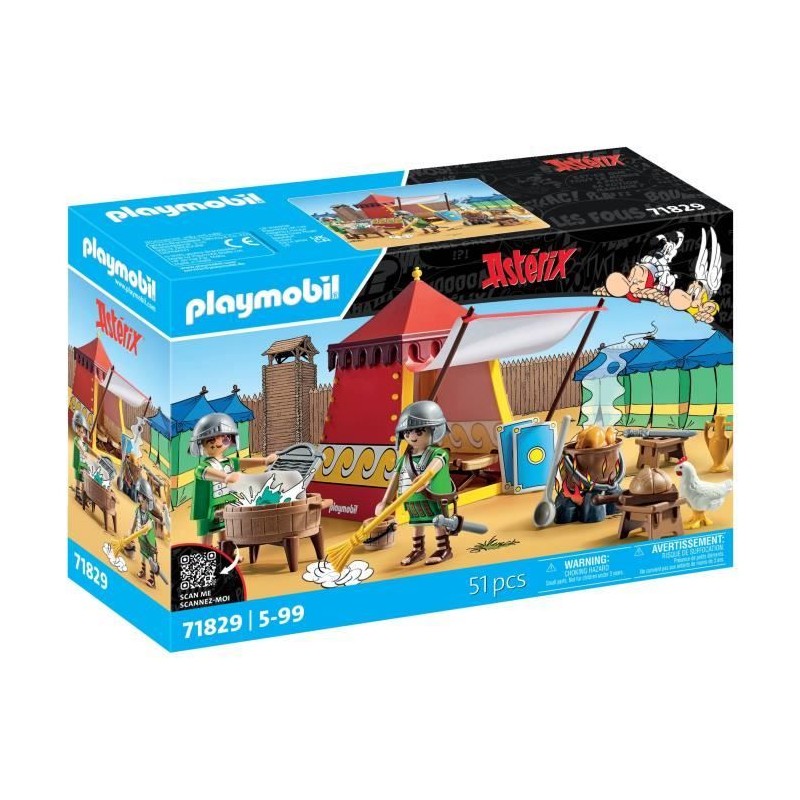 PLAYMOBIL 71829 Tente des légionnaires, Astérix, Personnages de la B PLAYMOBIL 71829 Tente des légionnaires, Astérix, Personnages de la B