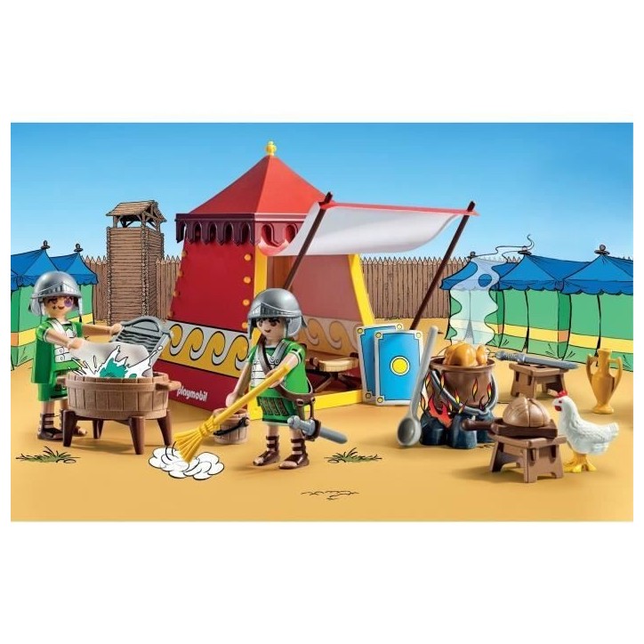 PLAYMOBIL 71829 Tente des légionnaires, Astérix, Personnages de la BD, Des 5 ans