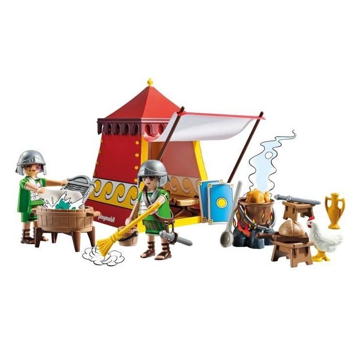 PLAYMOBIL 71829 Tente des légionnaires, Astérix, Personnages de la BD, Des 5 ans