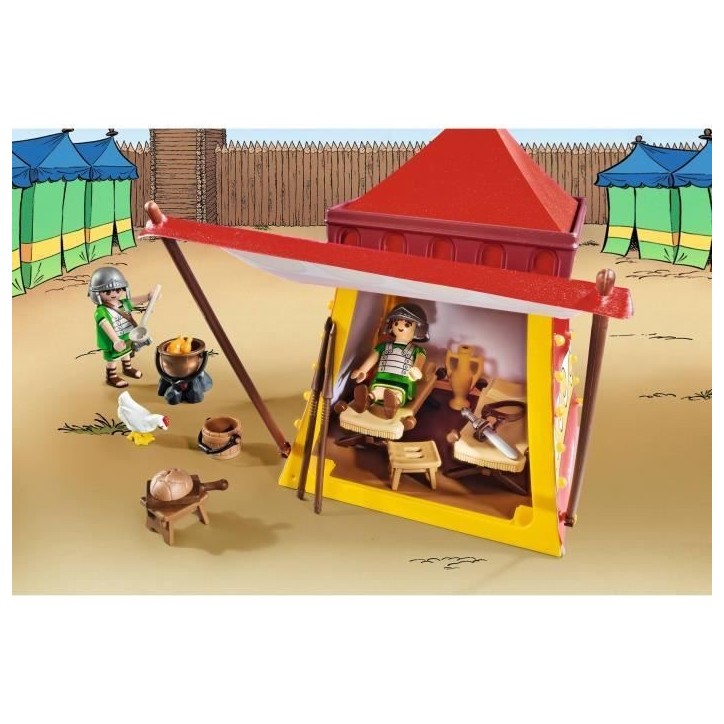 PLAYMOBIL 71829 Tente des légionnaires, Astérix, Personnages de la BD, Des 5 ans