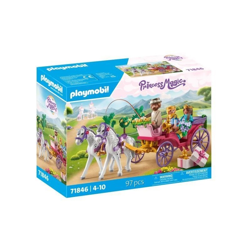 PLAYMOBIL 71846 Caleche avec couple princier et cocher PLAYMOBIL 71846 Caleche avec couple princier et cocher
