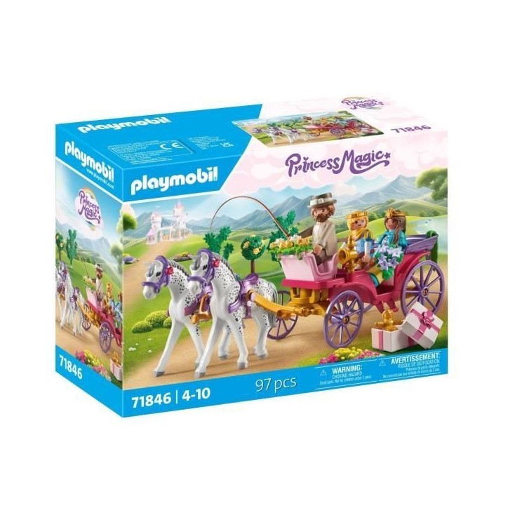 PLAYMOBIL 71846 Caleche avec couple princier et cocher