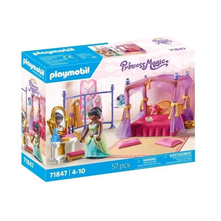 PLAYMOBIL 71847 Chambre de princesse avec lit baldaquin