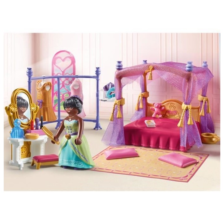 PLAYMOBIL 71847 Chambre de princesse avec lit baldaquin